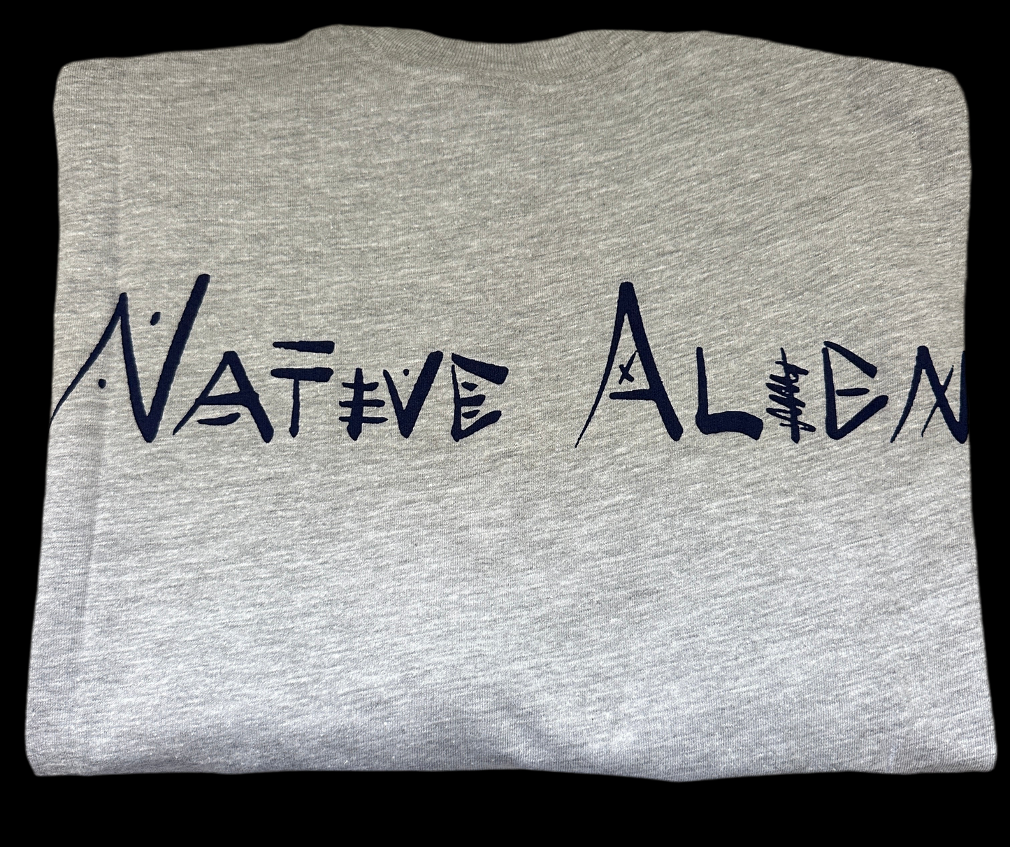 Basic Alien Logo T-Shirt - Grey