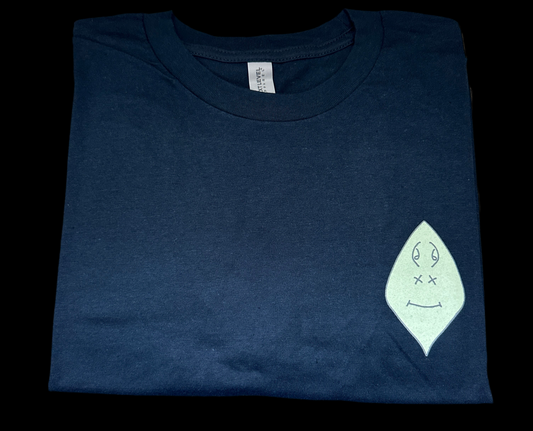 Basic Alien Logo T-Shirt - Navy