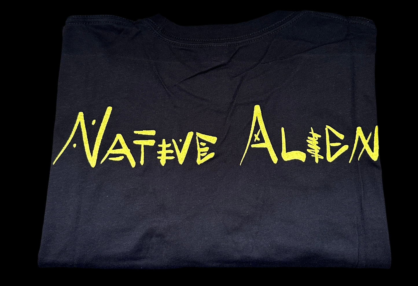 Basic Alien Logo T-Shirt - Black