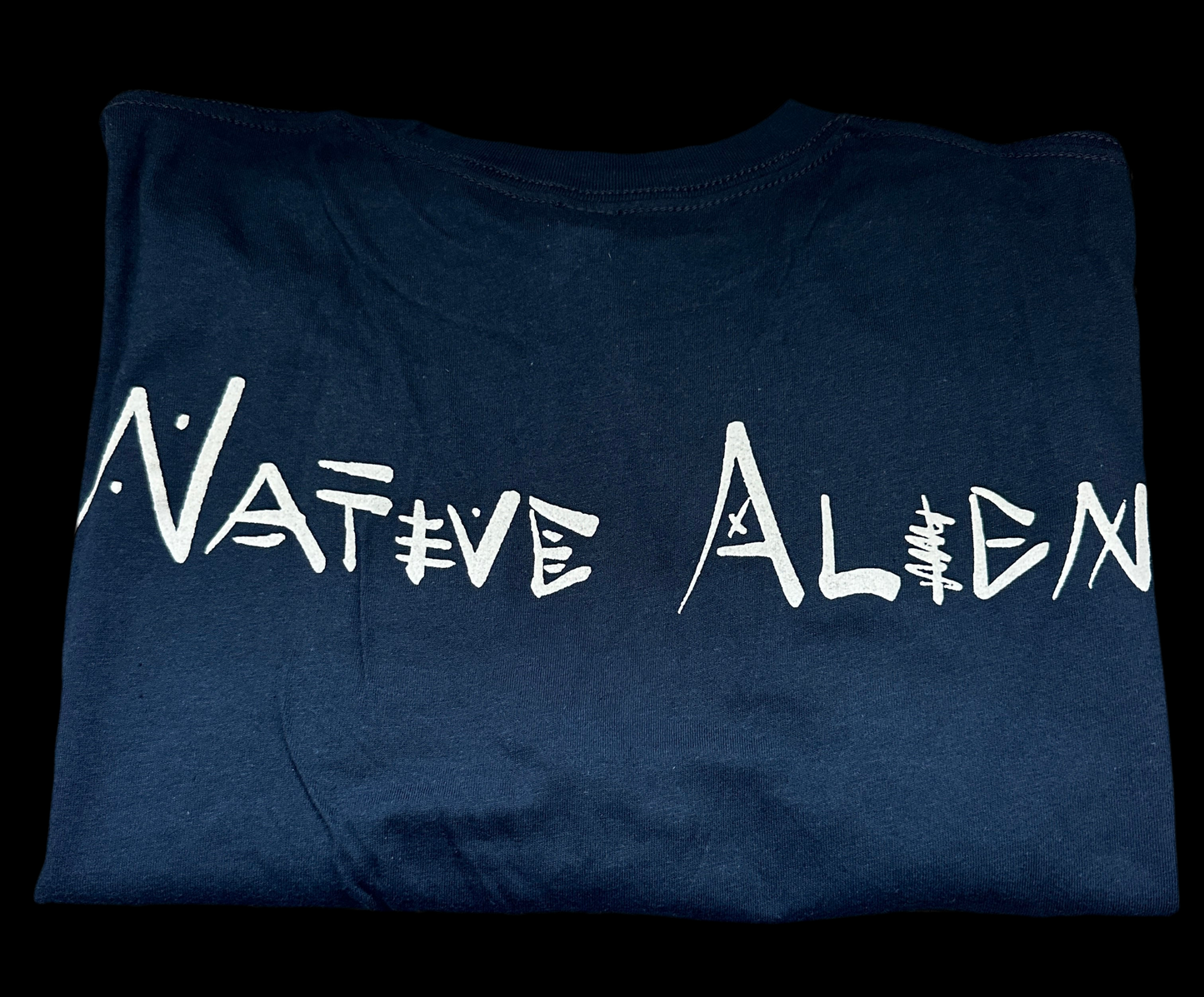 Basic Alien Logo T-Shirt - Navy